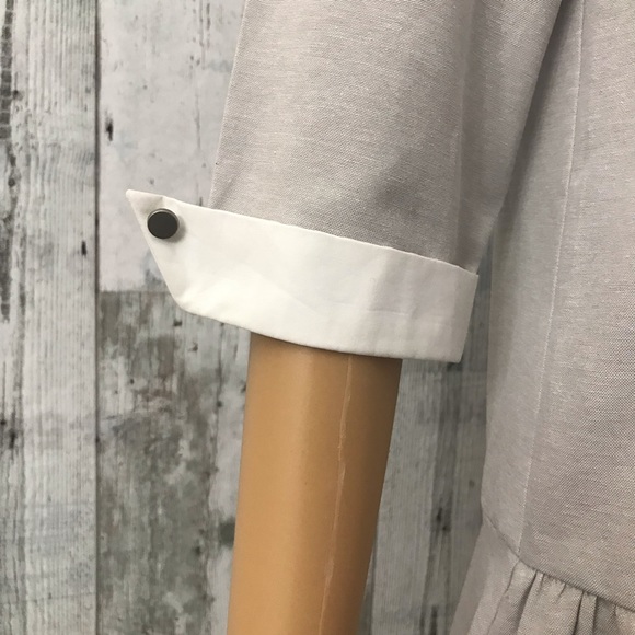 After Market White Collar Smock Dress - Picture 5 of 5